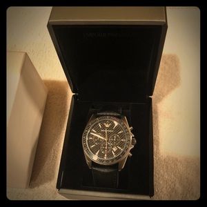 Emporio Armani Carbon Fiber Watch